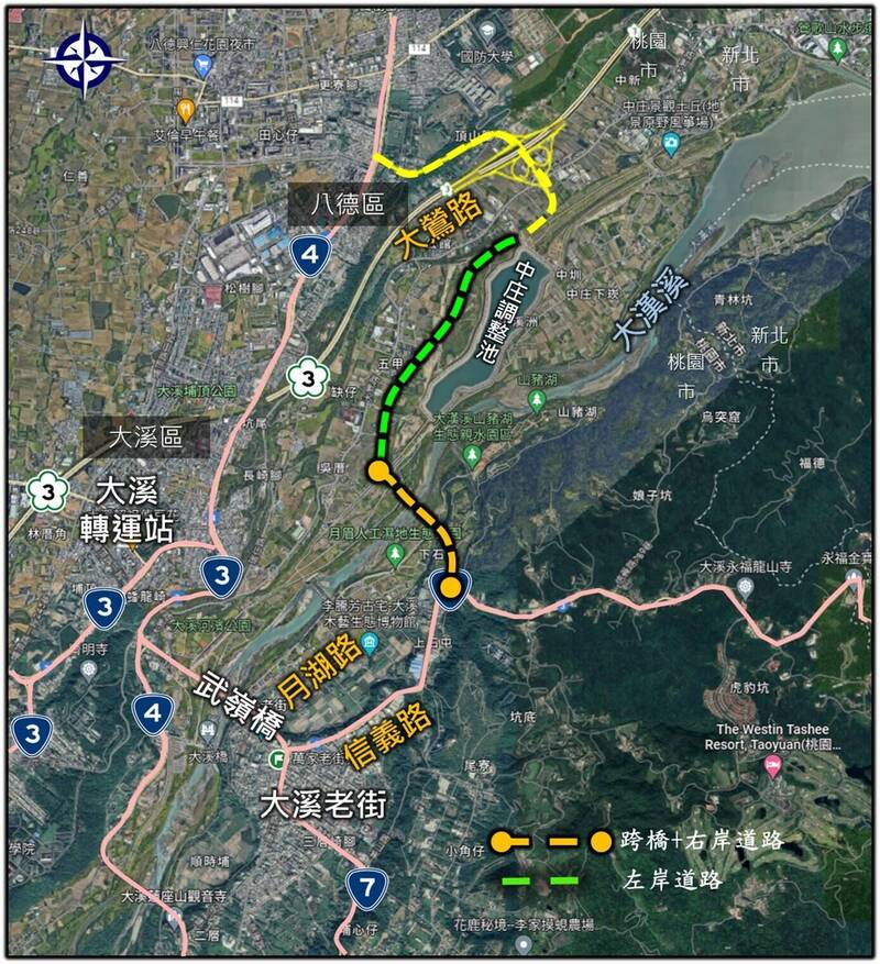 配合八德交流道 大溪增設第三座橋梁 明年5月發包 2030年底完工