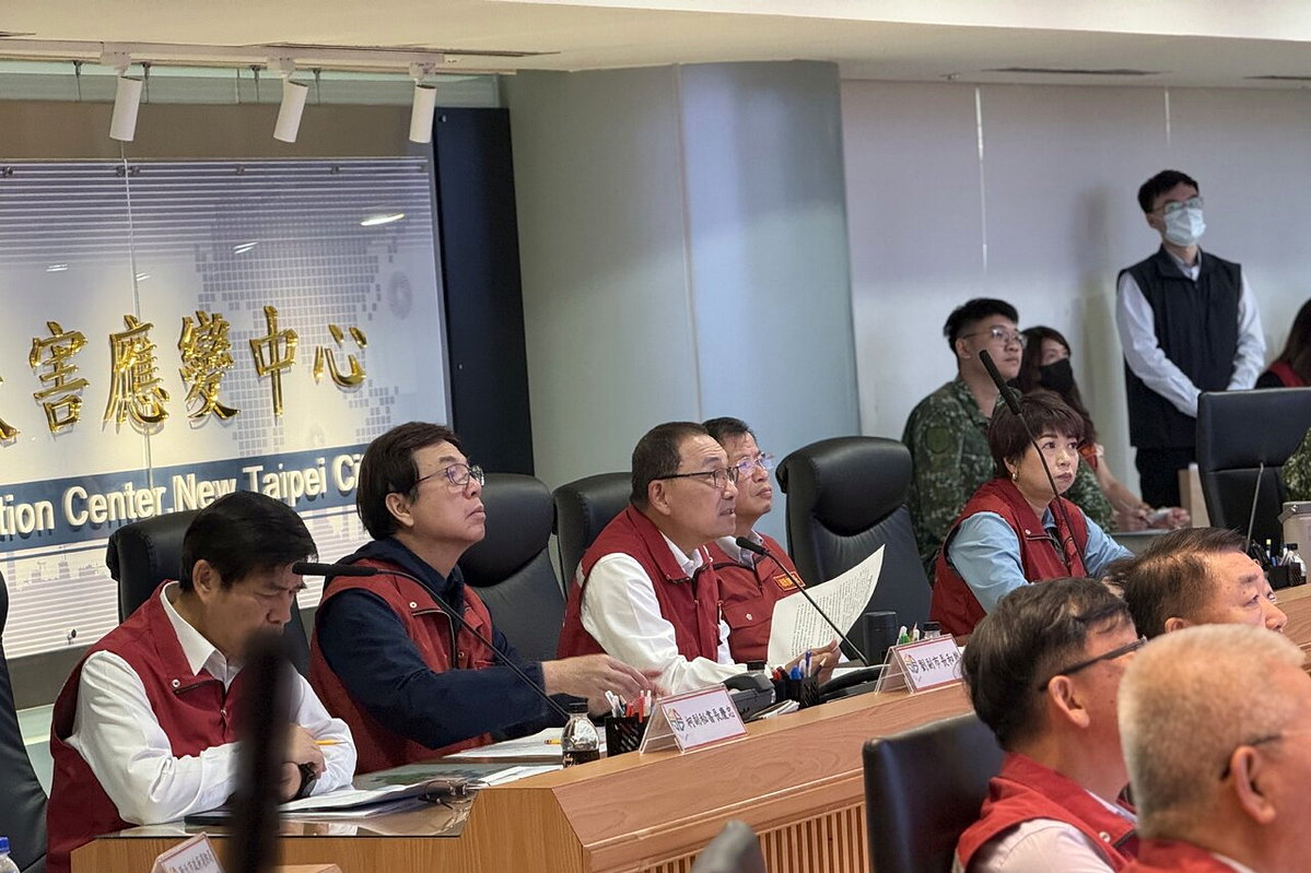 周五放颱風假？侯友宜：周五雨量達停班課標準