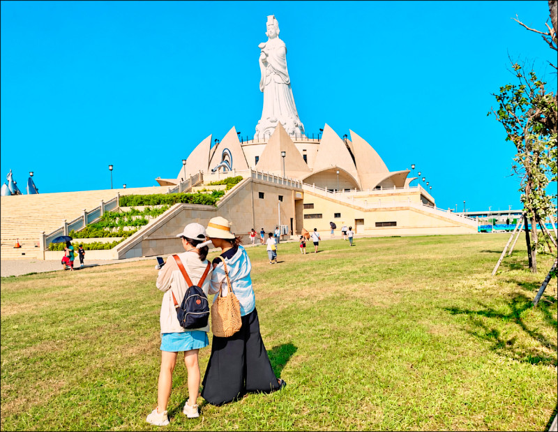 五角度取景 與大安媽祖同框