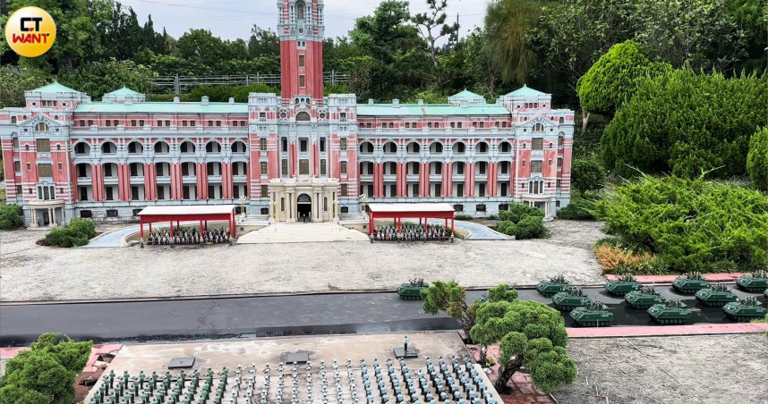 最認真維護遊樂園！小人國總統府藏驚喜 萬人狂推：太細了吧