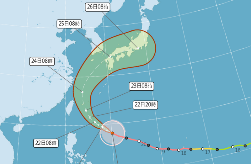 薔琵轉彎撲日本？ 吳德榮曝「登陸台灣機率」：週五起防強風豪雨
