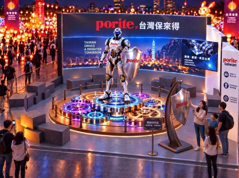 2027台灣燈會在苗栗 保來得巨型「科技金剛」亮相