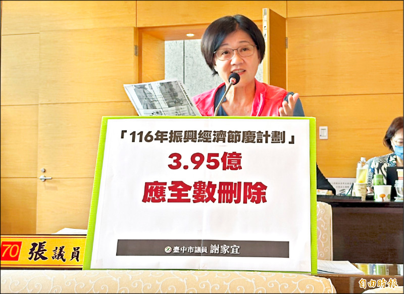 盧明年卸任 仍編台中購物節預算