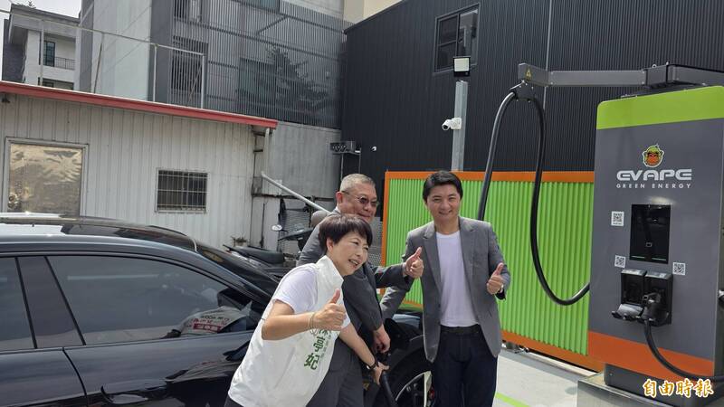 電動車充電市場升溫 業者搶進台南、布局全台百站版圖
