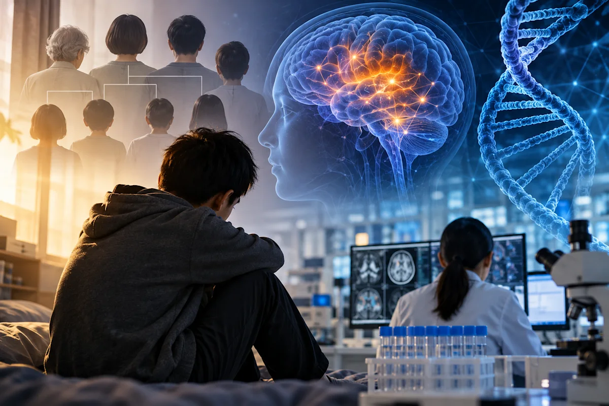 思覺失調症越早發病、家族罹病率越高！國衛院揪出4大關鍵基因 - Yahoo新聞