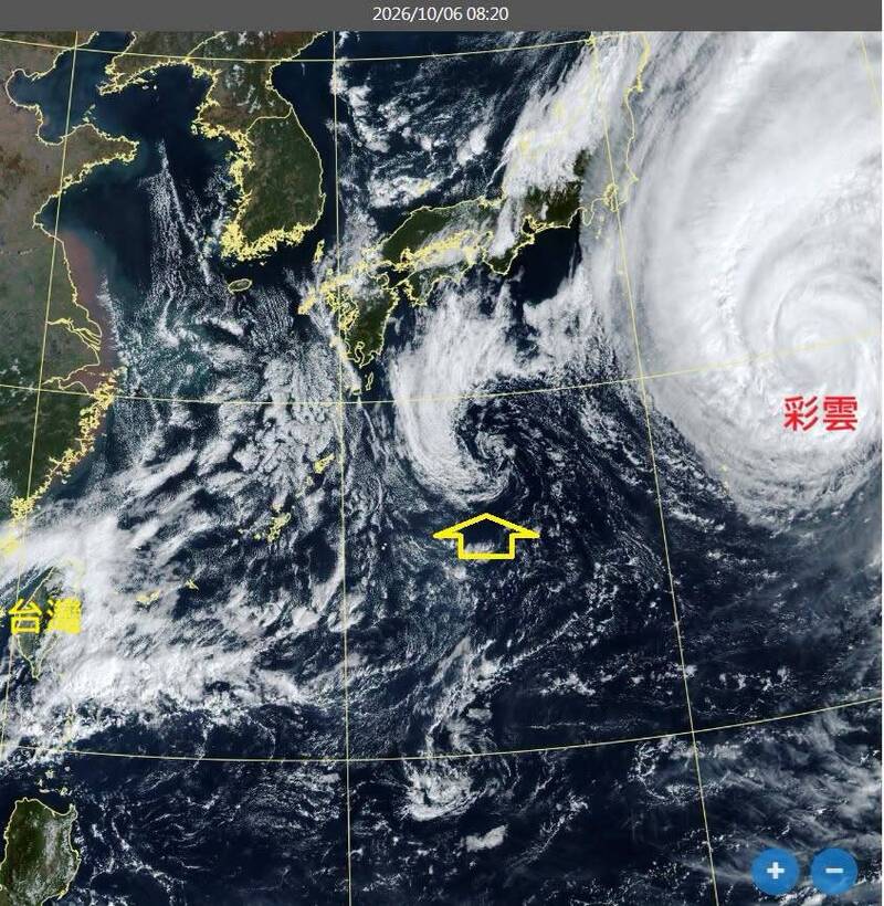 四旋共舞？大彩雲旁驚見小跟班旋轉雲系 鄭明典曝真相