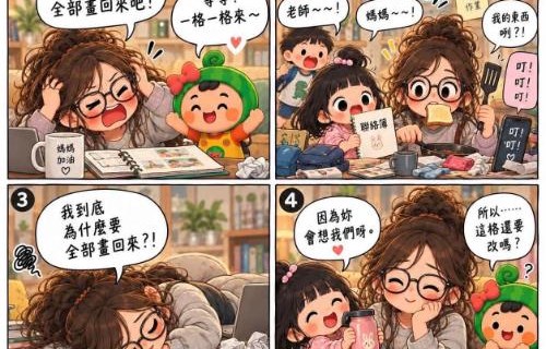 連載漫畫第一週一次看完:如果是你， 人生可以重畫一格， 你會改哪一格？