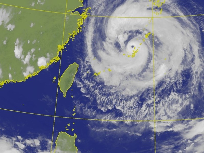 颱風白海豚8日及9日最接近　台中以北防豪雨[影]