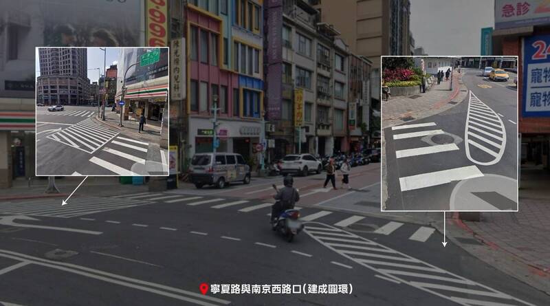 北市交通標線紊亂 赫見「水滴型槽化線」 顏若芳批淪「罰單陷阱」
