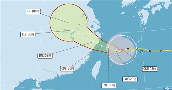 颱風白海豚逐漸減弱　吳德榮：中北部防劇烈降雨