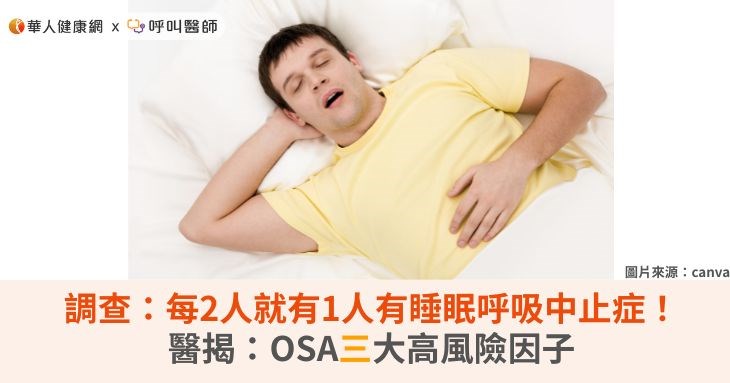 調查：每2人就有1人有睡眠呼吸中止症！醫揭：OSA三大高風險因子