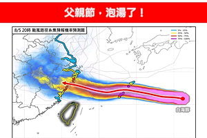 父親節泡湯了 專家曝白海豚搖滾時段 最快明天下午海警加強防颱