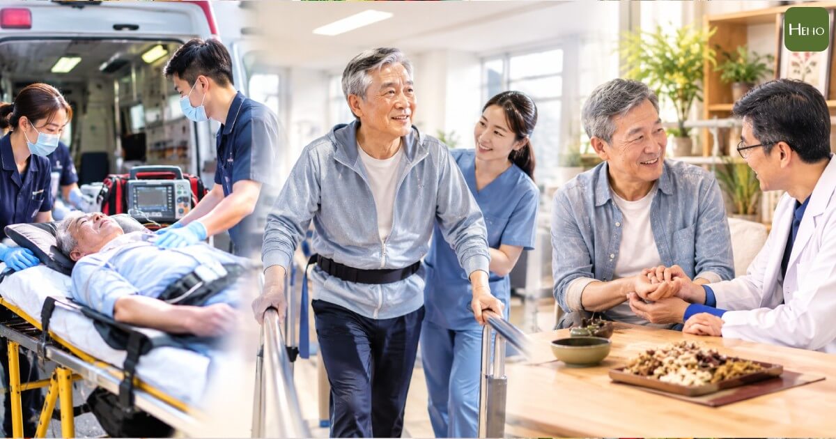 不只救大腦，更要搶回生活能力！中西醫整合接力，助腦中風患者找回自主人生