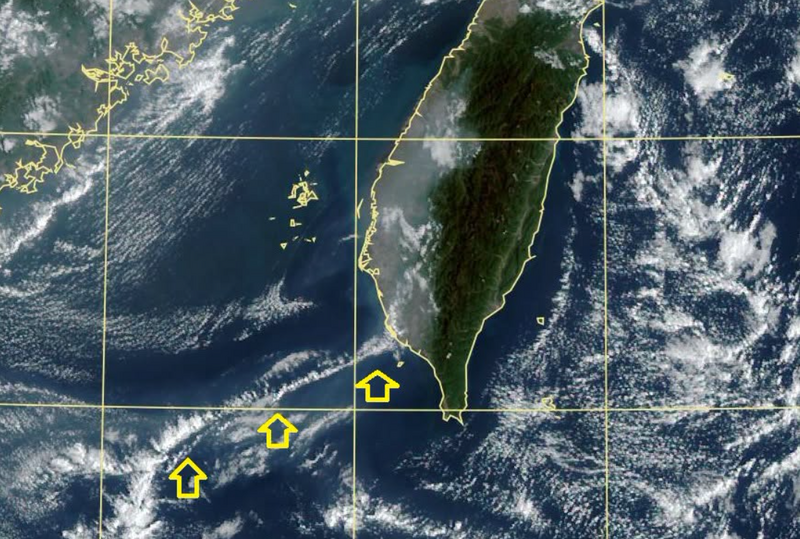東北風繞山！台灣西南方現「1雲線」 鄭明典曝大氣狀態