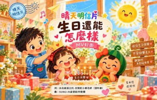 以後誰生日，送他一首歌《晴天明信片》第九首歌-生日還能怎麼樣