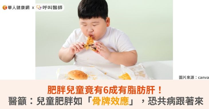 肥胖兒童竟有6成有脂肪肝！醫籲：兒童肥胖如「骨牌效應」，恐共病跟著來