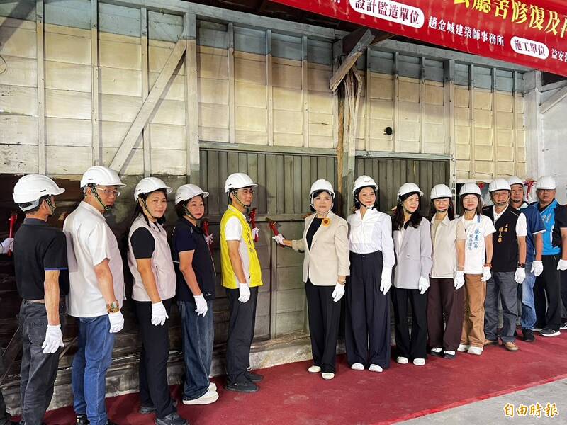 斗南舊消防隊廳舍修復動工 盼帶動雲林古蹟觀光