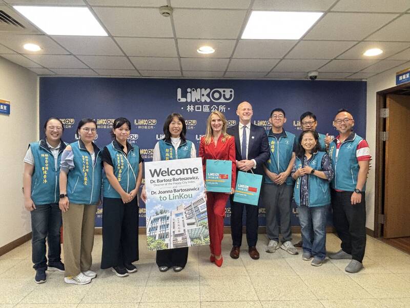 英國生活品質研究院走訪新北林口 盛讚幸福藏在細節裡