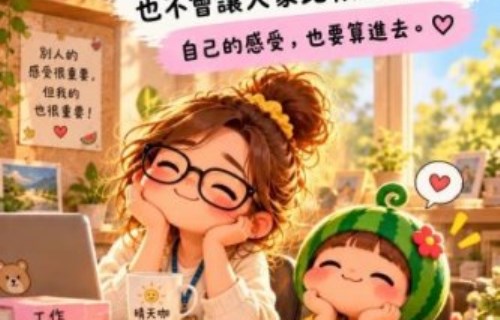 總是在意別人舒不舒服， 後來才發現⋯ 一直委屈自己， 也不會讓大家比較舒服
