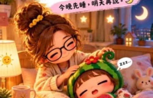 不是每件事， 都要急著找到答案。 有些煩惱睡一覺， 明天就沒那麼重要了