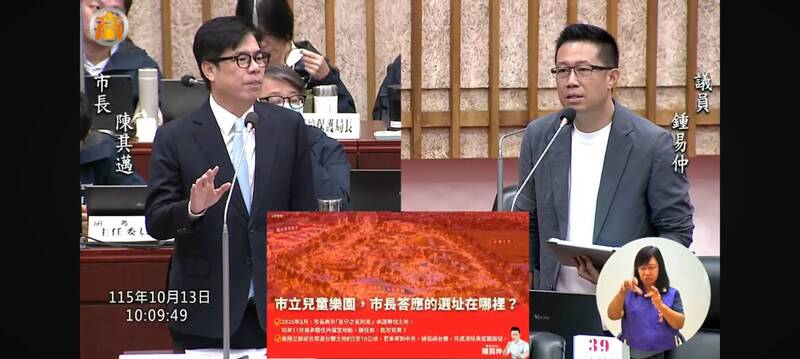 高雄市立兒童樂園有譜  陳其邁：三個地點評估、需再試算