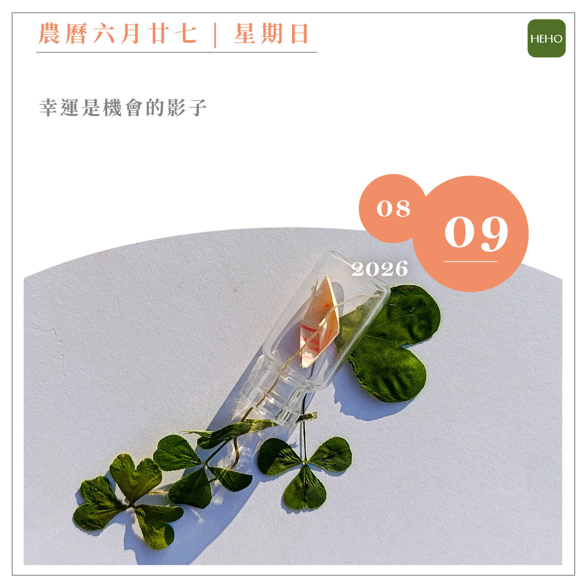 8月9日  隨時把握好機會