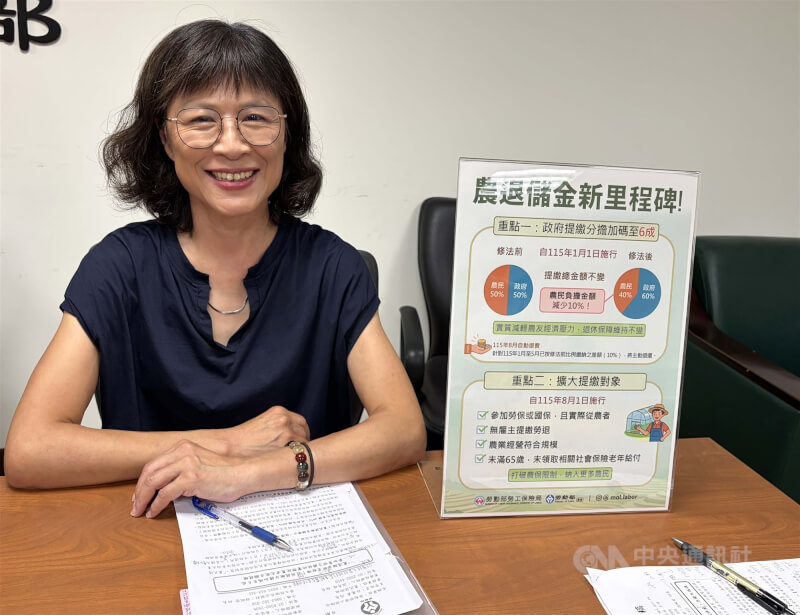 農退儲金擴大適用　勞保國保務農者8月起可提繳