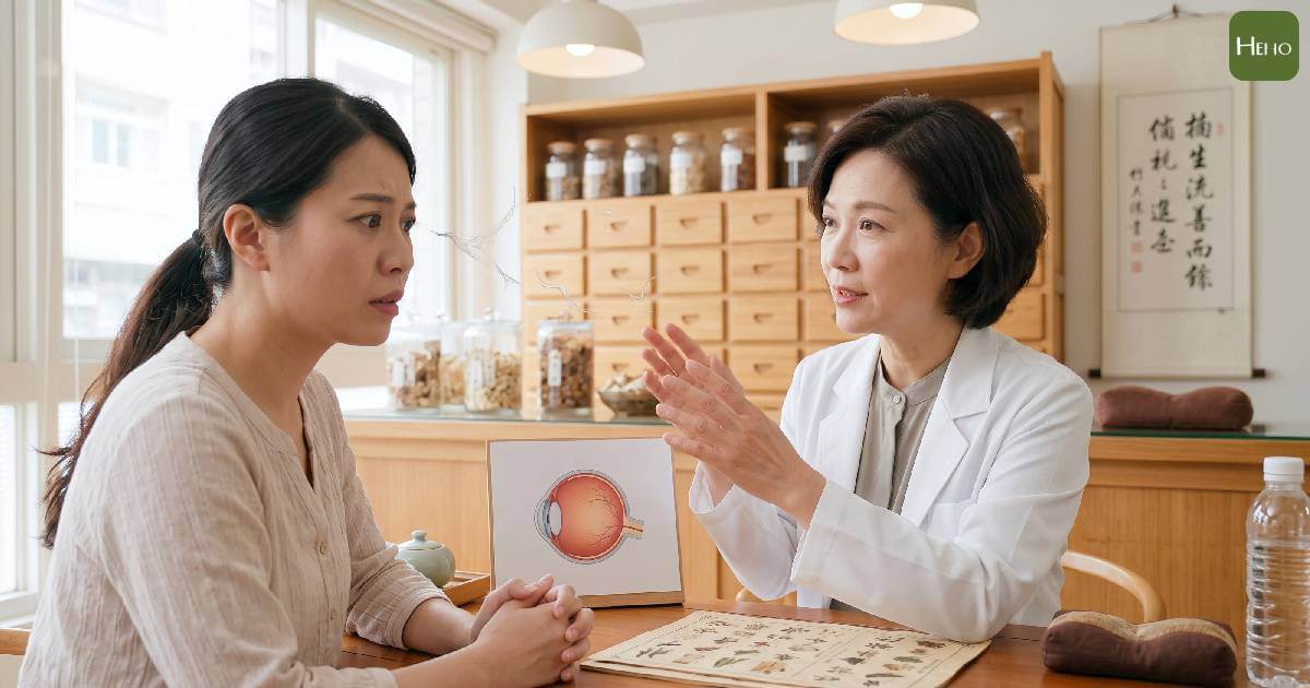 飛蚊症如影隨形，需要治療嗎？中醫：先確認 1 件事，再用中藥調理