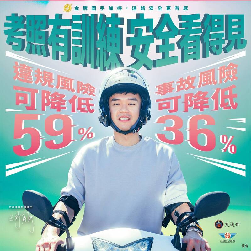 機車駕訓事故風險可降36％ 澎湖加碼補助每人1000元