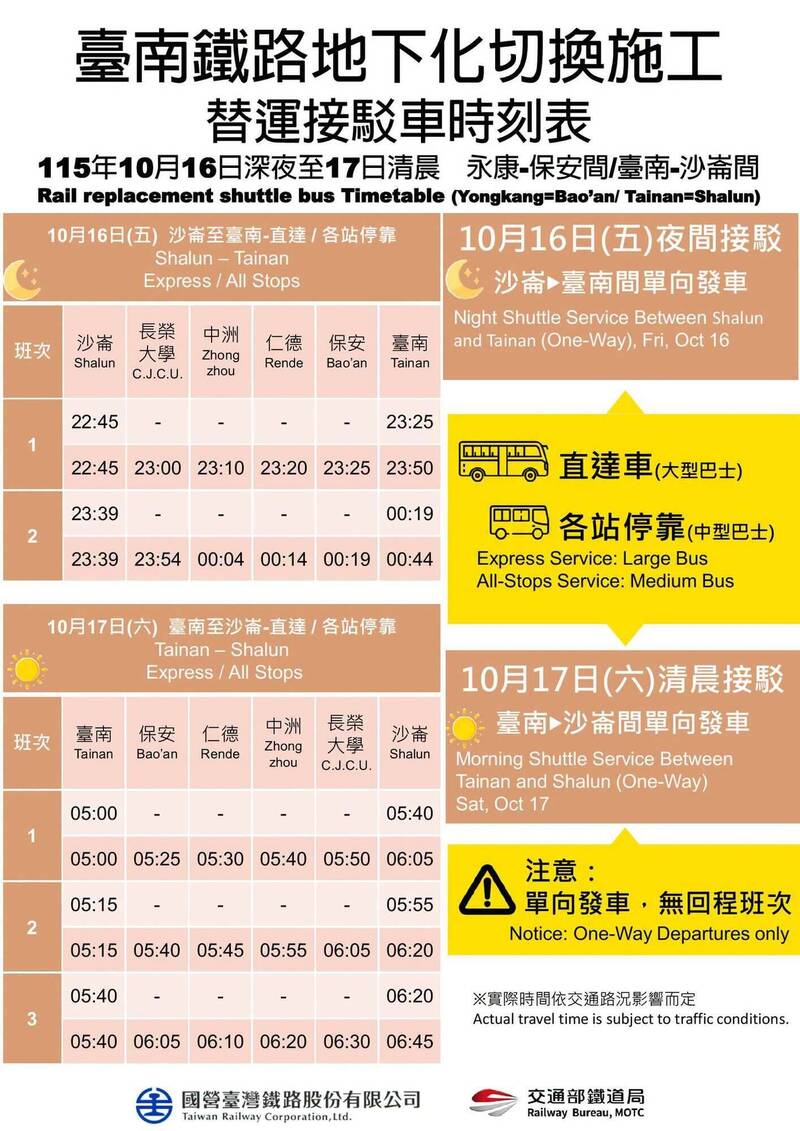 南鐵地下化通車！列車異動、接駁車時刻與乘車地點1次看