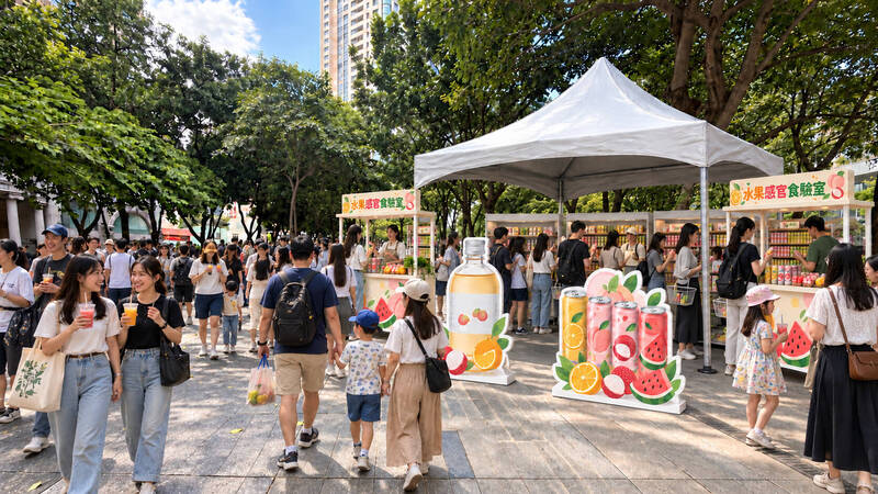 台中市各農會好物 雙十連假在草悟道讓你一次滿足