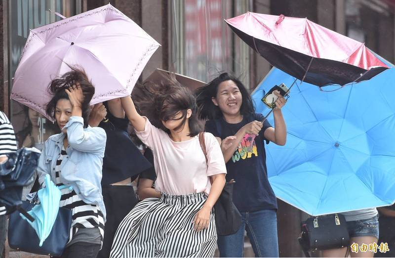 白海豚颱風來襲！北市嚴防8級風 風雨最顯著時間曝