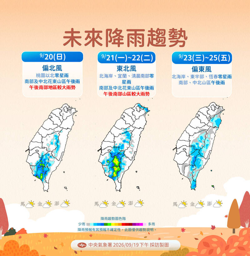 中秋連假天氣出爐！好天氣相伴  收假注意熱帶擾動