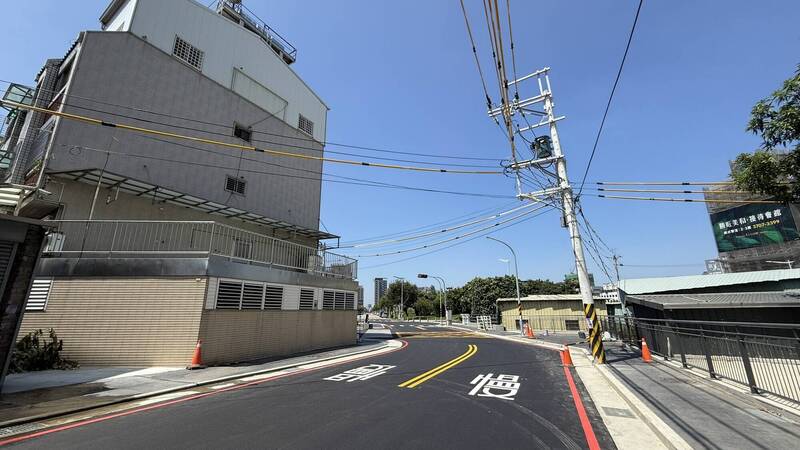 北屯區崇德十路一段銜接松義街路工程 今天完工