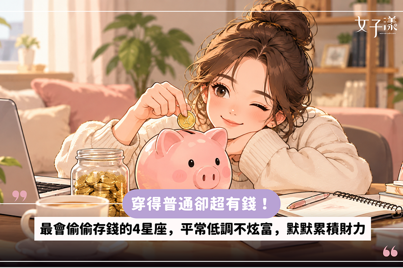 穿得普通卻超有錢！最會偷偷存錢的4星座，平常低調不炫富，默默累積財力