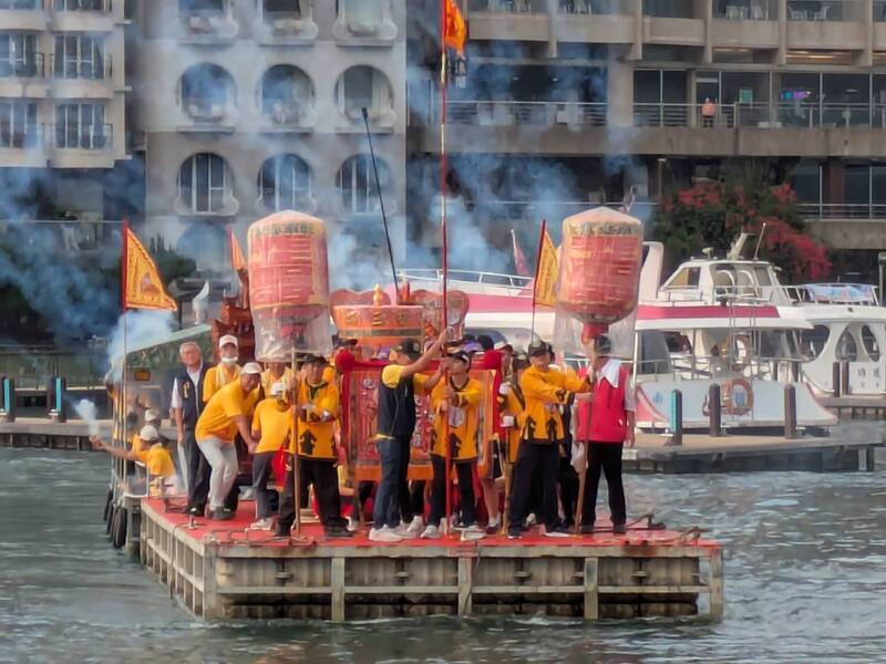 「彰化媽」的第一次！搭船巡航日月潭遶境 祈求水陸雙安