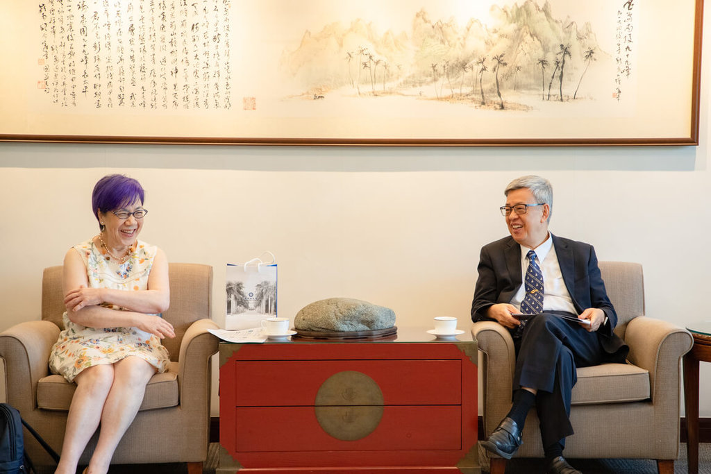 陳建仁會晤李安妮  探討李登輝記憶工程合作可能