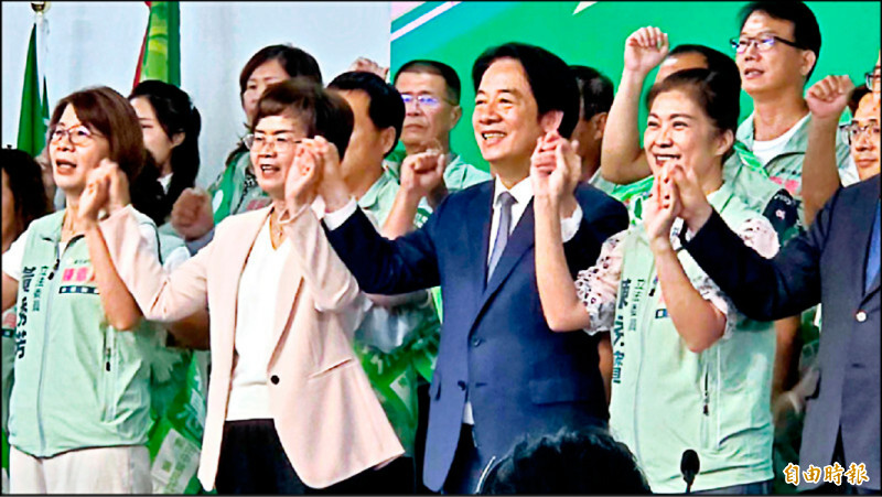 陳素月10/24競總成立 蔡英文、賴清德站台