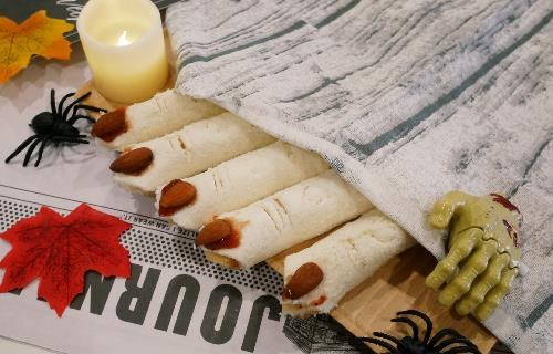 萬聖節「巫婆手指吐司」三種材料簡單做！！