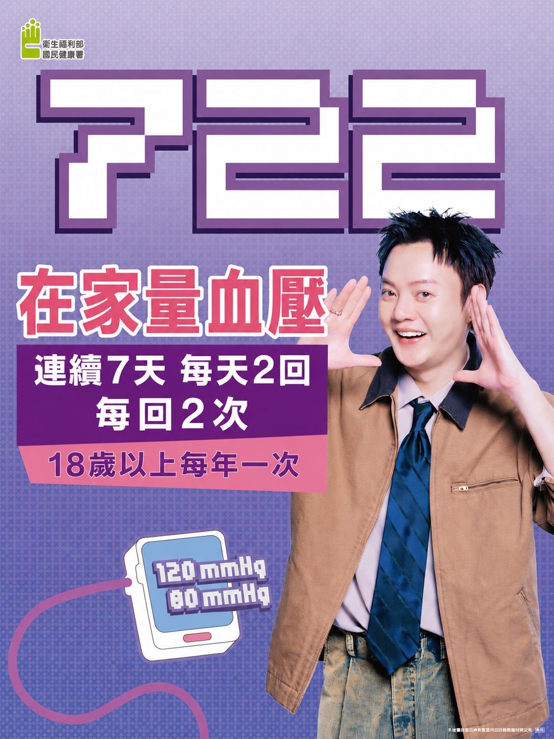國健署教你「722」與「3C」血壓管理密碼 輕鬆護心過一夏