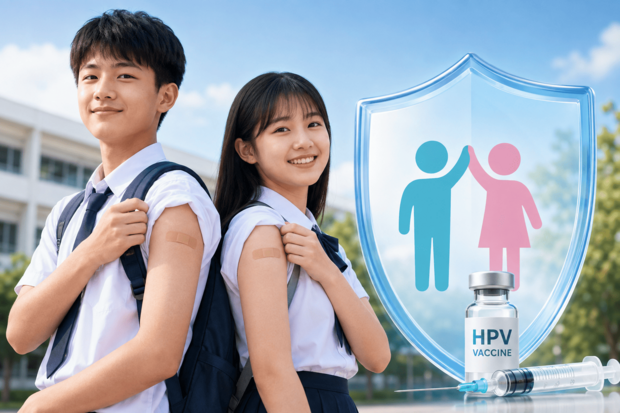 HPV疫苗男女並進第二年！國中男生首年疫苗接種率突破81.6%，醫學會盼今年拼85%