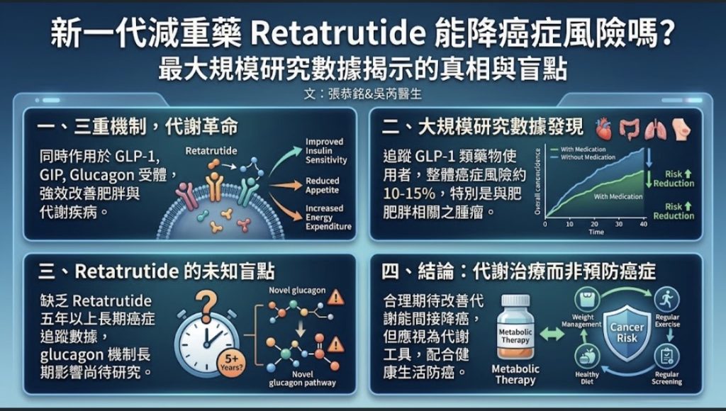 新一代減重藥 Retatrutide 能降癌症風險嗎？最大規模研究數據揭示的真相與盲點 - PChome Online 新聞