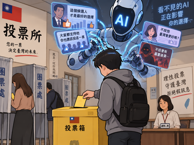 今年選舉AI來幫忙 學者提醒查證與比對