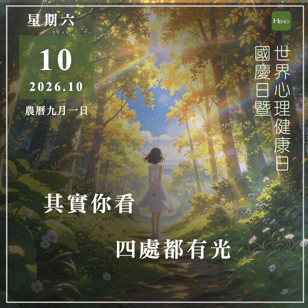 健康日曆｜其實你看，四處都有光