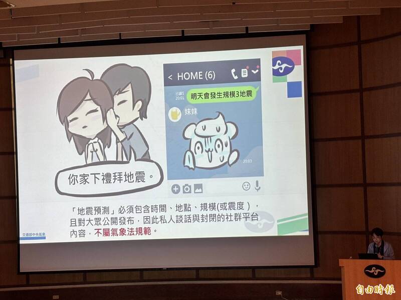 預言地震恐觸法？ 氣象署揭發布預測與學術討論界線