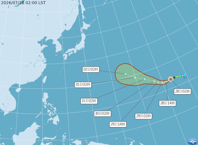 雙北9縣市防36度高溫　吳德榮：颱風白海豚將快速增強為強颱