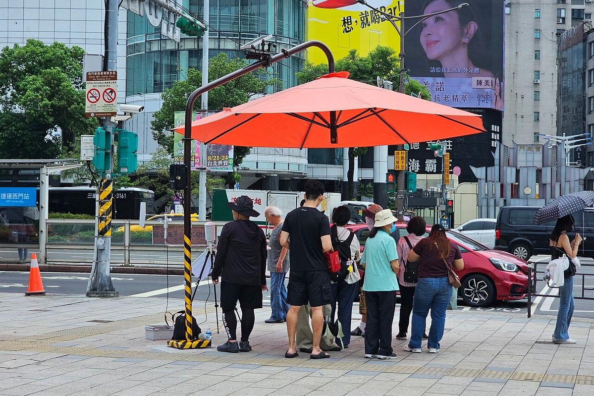 台北遮陽傘有沒有效？台韓研究團隊街頭實測結果公布