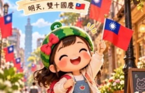 10月9日生日快樂，小西瓜送上祝福信