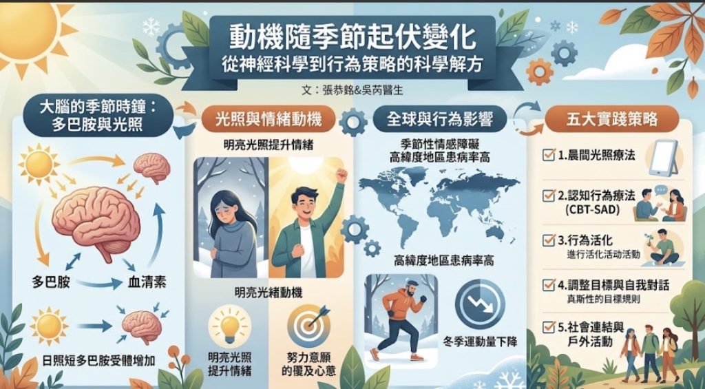 動機隨季節起伏變化 從神經科學到行為策略的科學解方 - 住展雜誌