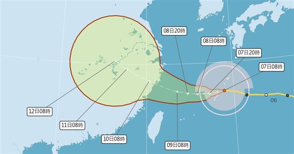 颱風白海豚靠近　預估下午2時30分發布海警